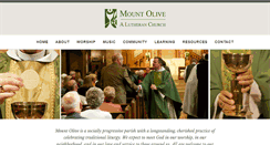 Desktop Screenshot of mountolivechurch.org