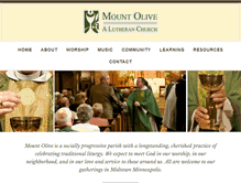 Tablet Screenshot of mountolivechurch.org